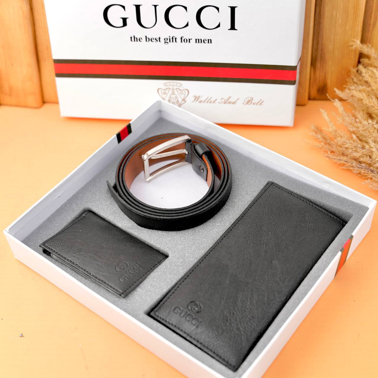 ست کیف پول و کمربند GUCCI کد : 30252